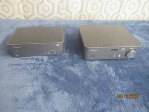lot 47 image: TOTAL OF 2 ROCKET FISH&nbsp&nbsp- ROCKET BOAST WIRELESS SENDERRECIEVER&nbsp&nbsp-RF-RB KIT (SENDER )WIRELESS HD AUDO STARTED KIT&nbsp - RF-RB KIT( RECIEVER)WIRELESS HD AUDO STARTED KIT&nbsp&nbsp-