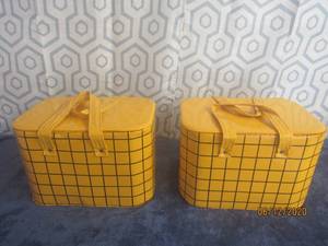 lot 70 image: MCM VINYL CARRYALLS WITH INTEGRATED HANDLESEACH&nbsp 15 L X 10 H&nbsp