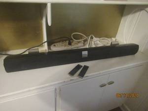 lot 122 image: VIZIO SOUND BAR WITH REMOTES