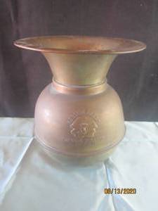 lot 198 image: REDSKIN CHEWING TOBACCO ADVERTISING SPITOON