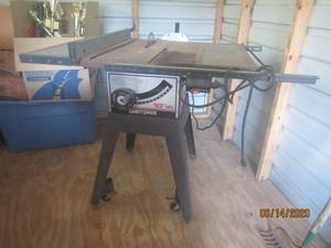 lot 270 image: CRAFTSMAN 10 FLEX DRIVE SAW WITH WHEELS