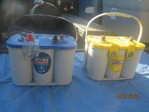 lot 296 image: 2 OTIMA HIGH PERFORMANCE BATTERIES SC34DU AND SC34DM
