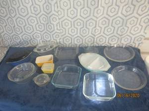 lot 495 image: 13 PC PYREX&nbsp BAKE WARE&nbsp