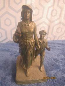lot 520 image: ORIGINAL BRONZE STATUE PIONEER WOMAN SIGNED BY BRYCHT BAKER 1927
