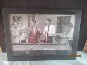 lot 341 image: FRAMED PHOTO OF MEMBERS FROM THE LEGENDARY&nbsp RAT PACK29 12 L x 21 12 H&nbsp