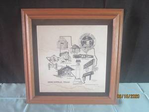 lot 345 image: DUNCANVILLE TEXAS AMERICAN HERITAGE ARTS COLLECTION PLAQUE  1985&nbsp &nbsp90250&nbsp 17 12 L X 17 12 H