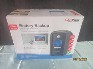 lot 356 image: CYBER POWER 1000 V 600W BATTERY BACKUP WSURGE CP1000AVRLCD