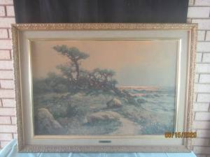 lot 424 image: LA GUNA COAST SIGNED ROBERT WOOD&nbsp&nbsp43 12 L X 31 12 H&nbsp