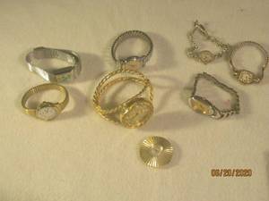 lot 546 image: TOTAL OF 8 VINTAGE WATCHES&nbsp