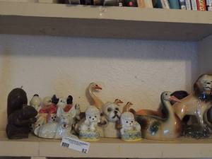 lot 82 image: lots of nick nabs- lions, dogs, squirrels, ducks, swans and more