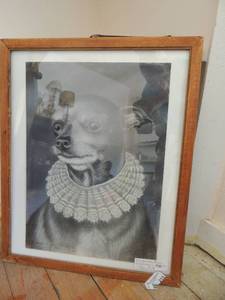 lot 215 image: Original pastel art of Chihuahua 21x17
