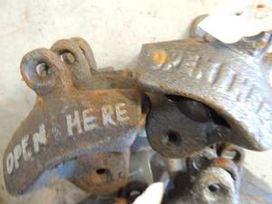 lot 185 image: Galvanized water bucket with 20 bottle openers