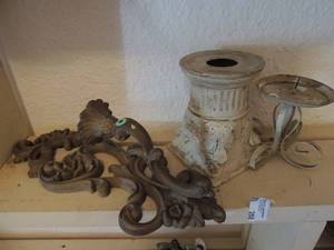 lot 288 image: Assorted candle holders -  QTY 3