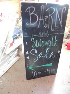 lot 314 image: Sandwich board sale sign 43 x 22