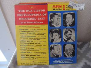 lot 369 image: the RCA victor encyclopedia of recorded jazz 12 albums- records