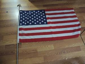 lot 401 image: American flag and pole  for house 58x33