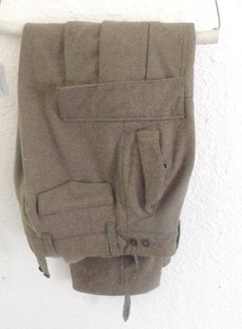 lot 476 image: Mallenkomp and George wool army pants size 8
