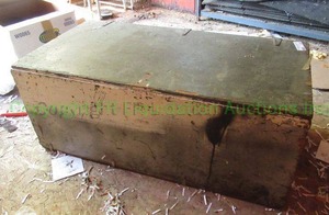 lot 329 image: Vintage military foot locker