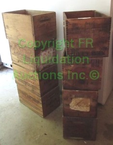 lot 350 image: Vintage Winchester wood ammunition boxes only