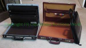 lot 276 image: Retro business brief cases