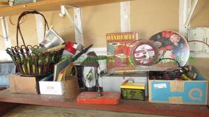 lot 357 image: Assorted household hardware, parts and more as shown