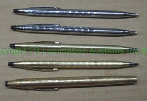 lot 293 image: Cross writing pens