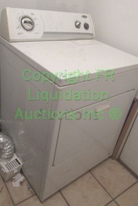 lot 300 image: Whirlpool clothes dryer model WED5530SQ0