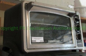 lot 316 image: Farberware toaster oven model 103738