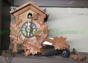 lot 272 image: Vintage made in Germany cuckoo clock