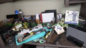 lot 269 image: Assorted office supplies plus, generous quantity