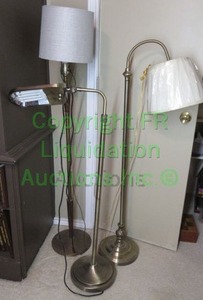 lot 264 image: Free standing accent lamps 3 total