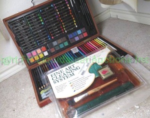 lot 263 image: Complete art supplies set and fine art cleaning system