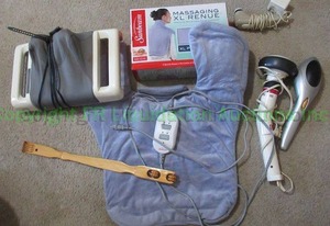 lot 71 image: Massaging pads and devices as shown