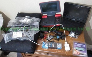 lot 46 image: Sony portable DVD player and more as shown