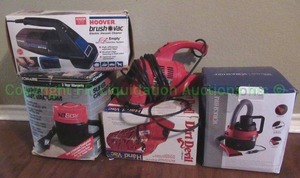 lot 341 image: Hoover, Dirtdevil, Yorkshire hand vacuums
