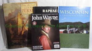lot 35 image: Coffee table books including John Wayne The Best fo the Duke