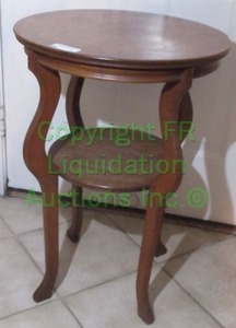 lot 41 image: Mid century round accent telephone table