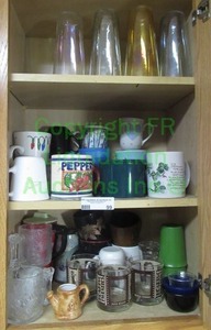 lot 99 image: Assorted cups and glasses