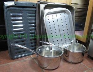 lot 98 image: Cuisinart cooking pans with lids and more