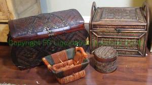 lot 164 image: Decorative storage boxes