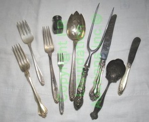lot 162 image: Sterling Silver ware all marked Sterling