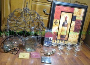 lot 202 image: Wine serving accessories as shown