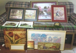 lot 193 image: Assorted framed prints