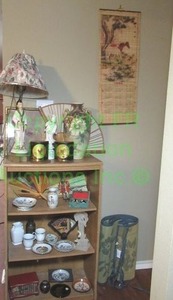lot 196 image: Asian theme decor and collectibles, generous quantity