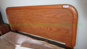 lot 205 image: Solid bed head board