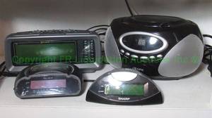lot 224 image: Clock radios and CD player
