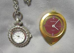 lot 486 image: 2 ladies Pendant Watches