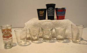lot 442 image: 9 Assorted Jiggers