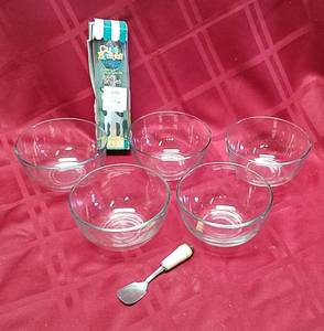 lot 635 image: Icecream Scoop &amp Bowls