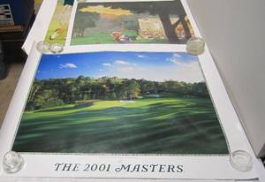 lot 723 image: 2 Golf Poster Prints